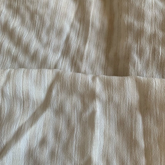 Vintage le garage outfit size medium cream and white stripes - Picture 2 of 5